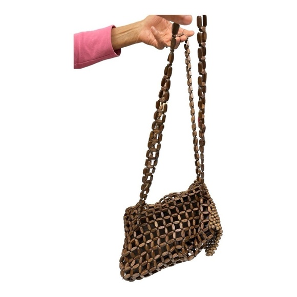 Wood Bead Backpack lined Button Loop Closure
Festival Bohemian - Picture 4 of 8